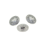 Maxbell 20pcs Tibetan Silver Alloy 1-Hole Sewing Buttons Fastening 18mm Heart