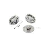 Maxbell 20pcs Tibetan Silver Alloy 1-Hole Sewing Buttons Fastening 18mm Heart