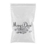 Maxbell 20pcs Tibetan Silver Alloy 1-Hole Sewing Buttons Fastening 18mm Heart