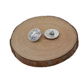 Maxbell 20pcs Tibetan Silver Alloy 1-Hole Sewing Buttons Fastening 18mm Heart