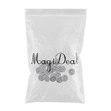Maxbell 20pcs Tibetan Silver Alloy 1-Hole Sewing Buttons Fastening 18mm Daisy Flower