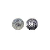 Maxbell 20pcs Tibetan Silver Alloy 1-Hole Sewing Buttons Fastening 17mm Celtic Knot