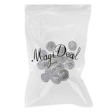 Maxbell 20pcs Tibetan Silver Alloy 1-Hole Sewing Buttons Fastening 17mm Celtic Knot