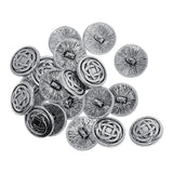 Maxbell 20pcs Tibetan Silver Alloy 1-Hole Sewing Buttons Fastening 17mm Celtic Knot
