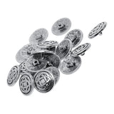 Maxbell 20pcs Tibetan Silver Alloy 1-Hole Sewing Buttons Fastening 17mm Celtic Knot