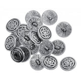Maxbell 20pcs Tibetan Silver Alloy 1-Hole Sewing Buttons Fastening 17mm Celtic Knot