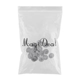 Maxbell 20pcs Tibetan Silver Alloy 1-Hole Sewing Buttons Fastening 17mm Celtic Knot