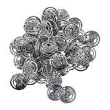 Maxbell 50Pcs 17mm round flower Garment Clothing Fastening Sewing shank Buttons