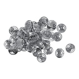 Maxbell 50Pcs 17mm round flower Garment Clothing Fastening Sewing shank Buttons