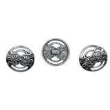 Maxbell 50Pcs 17mm round flower Garment Clothing Fastening Sewing shank Buttons