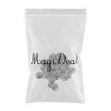 Maxbell 50Pcs 17mm round flower Garment Clothing Fastening Sewing shank Buttons