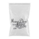 Maxbell 50Pcs Tibetan Silver yoga filigree hollow  forest Tree Round Charms Crafts