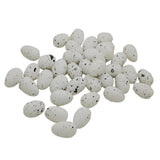 Max 100pcs artificial fake eggs quail pigeon egg photography props decors white