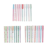 Maxbell 10pcs Sign Pen Ball Pens School Roller Pen Smooth Writing Polka Dot