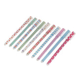 Maxbell 10pcs Sign Pen Ball Pens School Roller Pen Smooth Writing Polka Dot Colorful