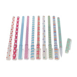 Maxbell 10pcs Sign Pen Ball Pens School Roller Pen Smooth Writing Polka Dot Colorful