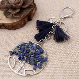 Maxbell DIY Natural Stone Bracelet Necklace Beads Stone Art Jewelries lapis