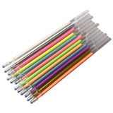 Maxbell 1 pack 0.8mm Colorful Glitter Ink Gel Pen Refills  12 colors Specular pastel