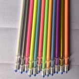 Maxbell 1 pack 0.8mm Colorful Glitter Ink Gel Pen Refills  12 colors Specular pastel