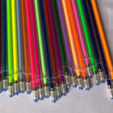 Maxbell 1 pack 0.8mm Colorful Glitter Ink Gel Pen Refills  36 colors classic