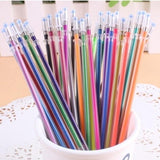 Maxbell 1 pack 0.8mm Colorful Glitter Fluorescence Ink Gel Pen Refills 48 colors