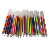 Maxbell 1 pack 0.8mm Colorful Glitter Fluorescence Ink Gel Pen Refills 48 colors