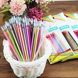 Maxbell 1 pack 0.8mm Colorful Glitter Fluorescence Ink Gel Pen Refills 48 colors