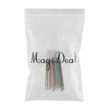 Maxbell 1 pack 0.8mm Colorful Glitter Ink Gel Pen Refills  12pcs Metallic