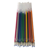 Maxbell 1 pack 0.8mm Colorful Glitter Ink Gel Pen Refills  12 colors glitter