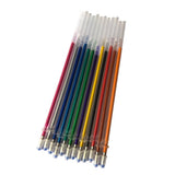 Maxbell 1 pack 0.8mm Colorful Glitter Ink Gel Pen Refills  12 colors glitter