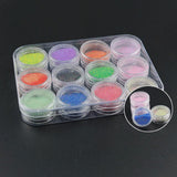 Max 3 Pieces 12 Grids Clear Storage Boxes Jewelry Nail Art Beads Pills Mini Case