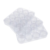 Max 3 Pieces 12 Grids Clear Storage Boxes Jewelry Nail Art Beads Pills Mini Case