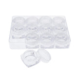 Max 12 Pieces Clear Storage Boxes Jewelry Nail Art Beads Pills Mini Item Cases