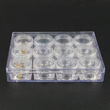 Max 12 Pieces Clear Storage Boxes Jewelry Nail Art Beads Pills Small Item Cases