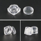 Max 12 Pieces Clear Storage Boxes Jewelry Nail Art Beads Pills Small Item Cases