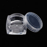 Max 12 Pieces Clear Storage Boxes Jewelry Nail Art Beads Pills Small Item Cases