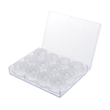 Max 12 Pieces Clear Storage Boxes Jewelry Nail Art Beads Pills Small Item Cases