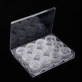 Max 12 Pieces Clear Storage Boxes Jewelry Nail Art Beads Pills Small Item Cases