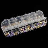 Max 3 Pieces 12 Grid Clear Storage Boxes Jewelry Nail Art Beads Pills Small Case