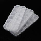 Max 3 Pieces 12 Grid Clear Storage Boxes Jewelry Nail Art Beads Pills Small Case