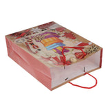 Max 4 Pieces Christmas Paper Hand Bags Cartoon Gifts Candy Box Paper Bags gift