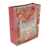 Max 4 Pieces Christmas Paper Hand Bags Cartoon Gifts Candy Box Paper Bags socks