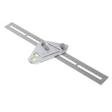 Max Triangle Level Ruler Stainless Steel Angle Ruler Protractor Angle Finder