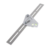 Max Triangle Level Ruler Stainless Steel Angle Ruler Protractor Angle Finder