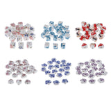 Max 20Pcs/Bag Ceramic Charm Beads Crafts Loose Beads Jewelry Findings Square 01