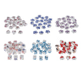 Max 20Pcs/Bag Ceramic Charm Beads Crafts Loose Beads Jewelry Findings Square 01