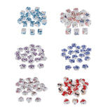 Max 20Pcs/Bag Ceramic Charm Beads Crafts Loose Beads Jewelry Findings Square 01