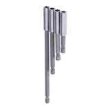 Max 4pcs Hex Shank Magnetic Screwdriver Bit Holder Extension Bar Chuck Adapter