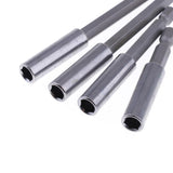 Max 4pcs Hex Shank Magnetic Screwdriver Bit Holder Extension Bar Chuck Adapter