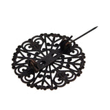 Maxbell 12Pcs Hollowed-out Flower Brooch Pin Lady Breastpin Retro Lapel Red Bronze